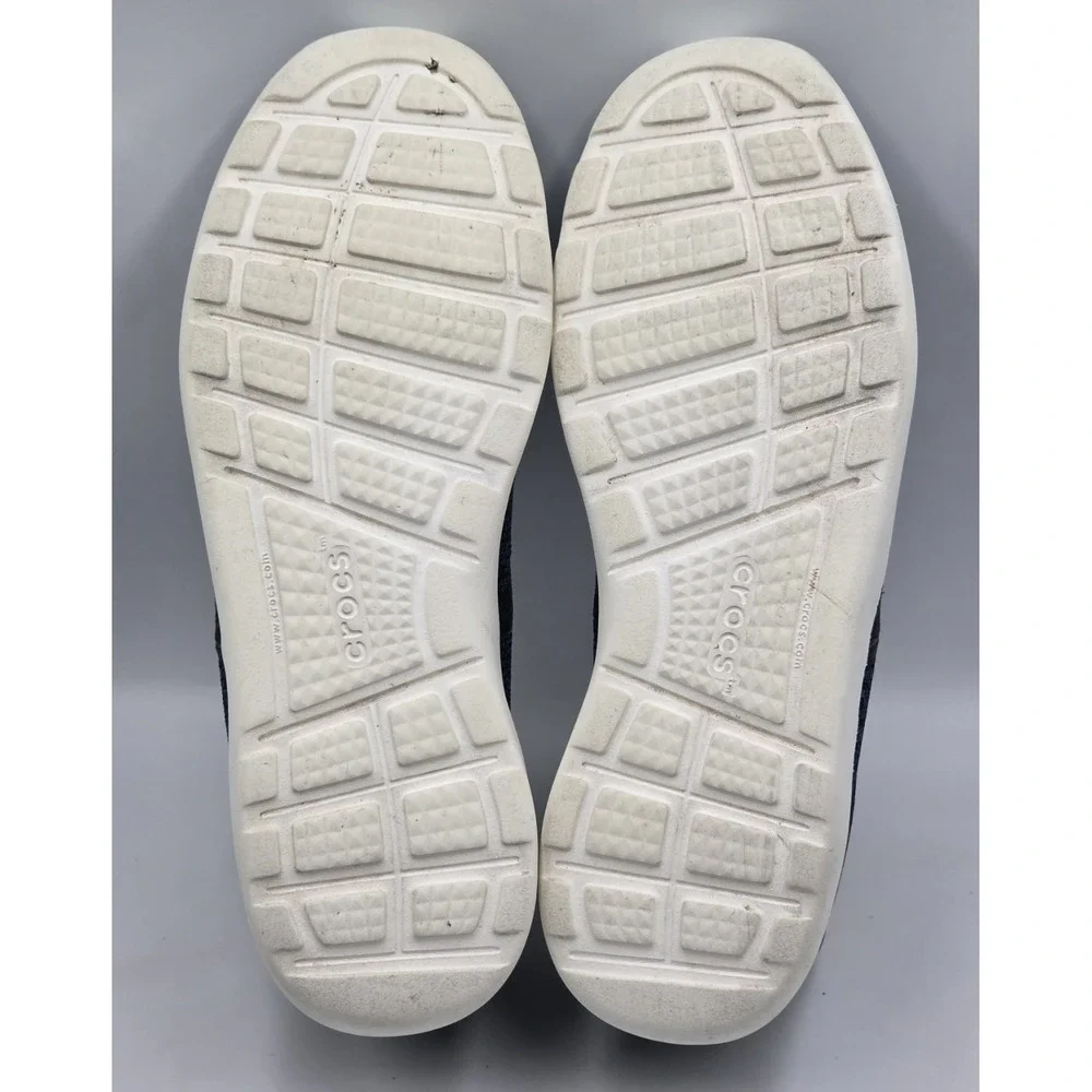 Crocs Men's Size 12 Kinsale Static Navy Blue Lace-Up Casual Sneakers 204734